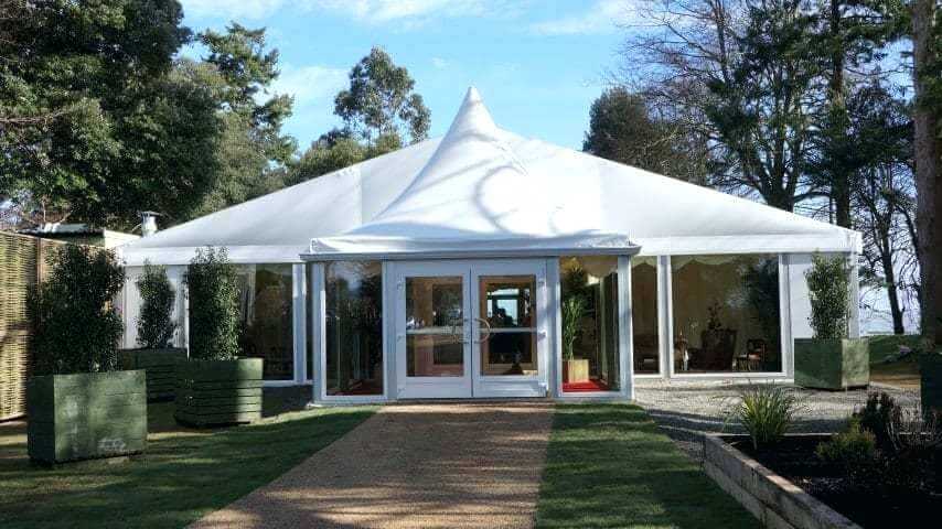 Outdoor Event Tent pitched by Cozi Hiring